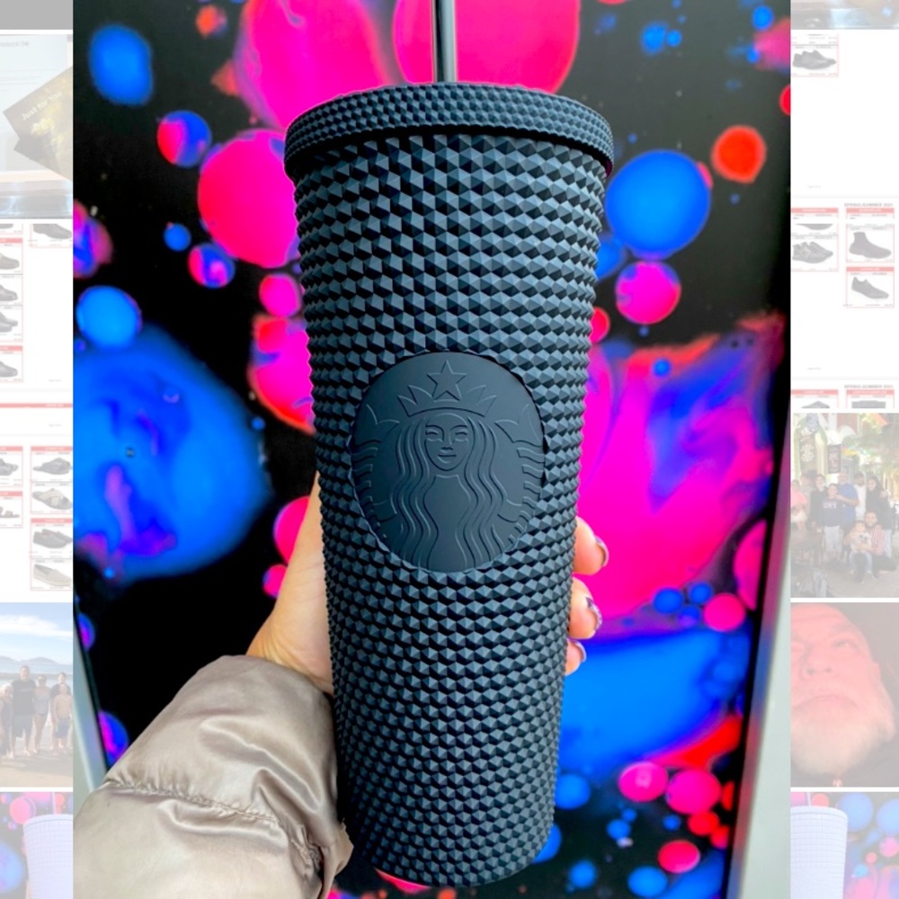 Starbucks Matte Black Studded 2021 Cold Cup 24oz